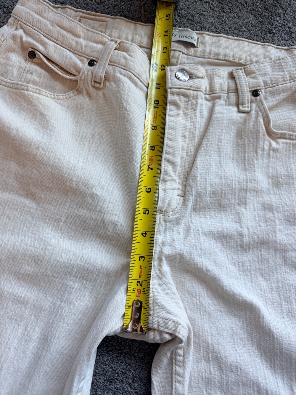 Lee Women's Off-White Straight Leg Jeans - Picture 10 of 11